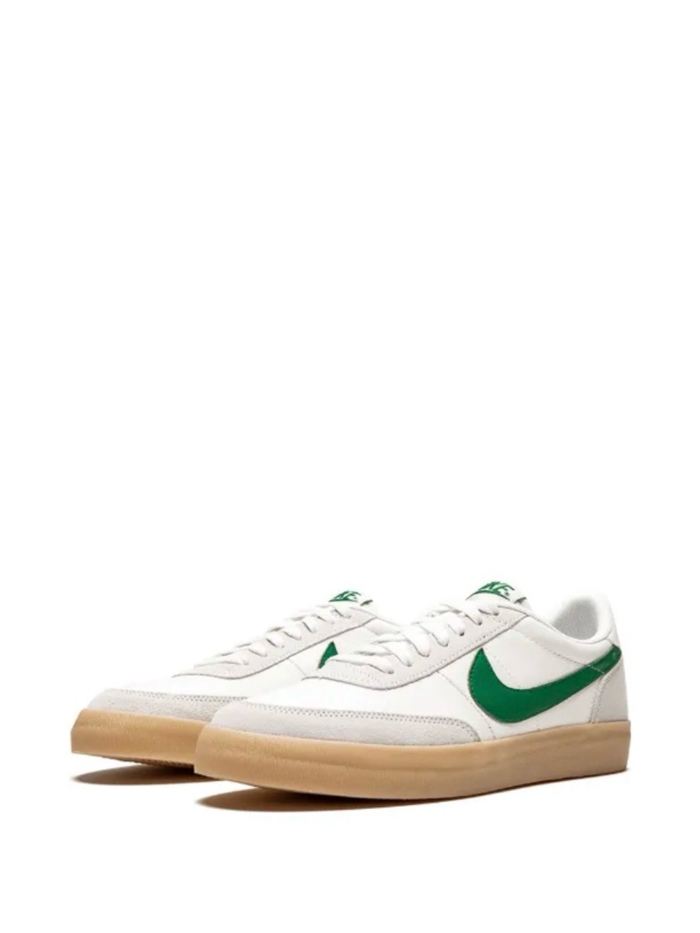 Nike Killshot White Sneakers Green Swoosh Gum Sole Women’s 8, Men’s 6.5